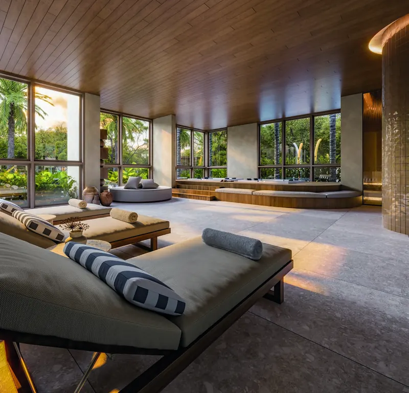 Spa com área de repouso do Gran Thai Leisure Residence